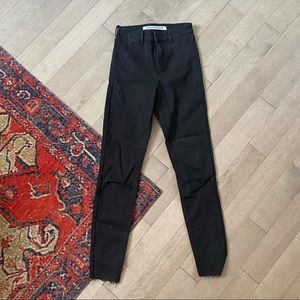 Zara Skinny Ripped Jeans